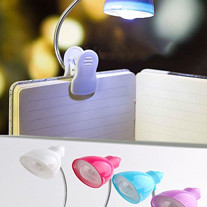 Biyomak® Masaüstü Klipsli Bükülebilir Kitap Okuma Led Işık
