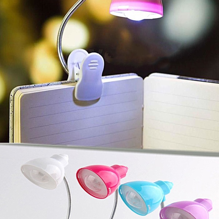Biyomak® Masaüstü Klipsli Bükülebilir Kitap Okuma Led Işık