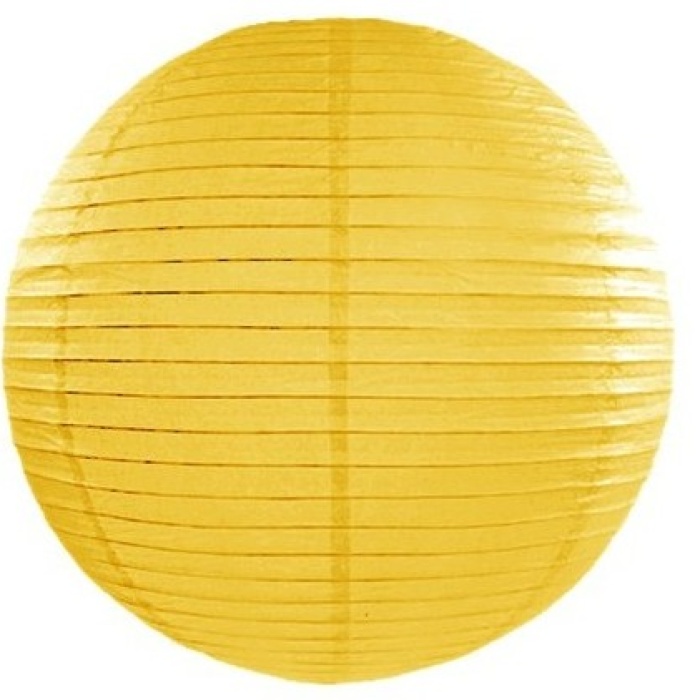 ® Dekoratif Çin Feneri – Kağıt Lamba - Sarı