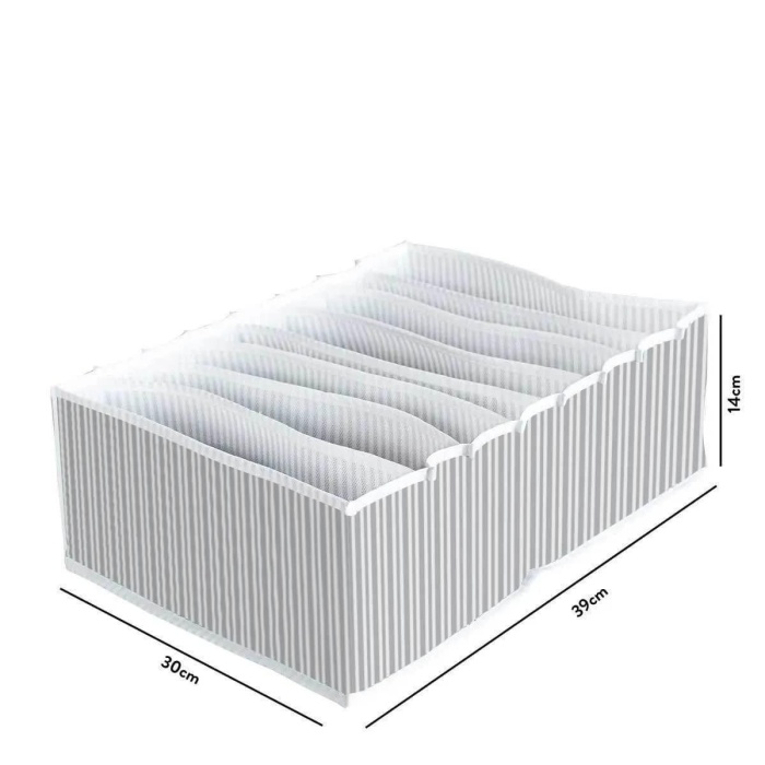 ® 8 Bölmeli  XL Pratik Bölmeli Çekmece Düzenleyici Organizer(İç Çamaşırı Kravat Çorap Düzenleyici)