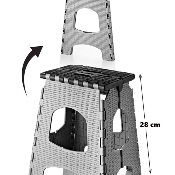 ® Yeni Ürün 28 Cm Dayanıklı Katlanabilir Tabure - Kamp Piknik  Metrobüs Otobüs Balıkçı Tabure