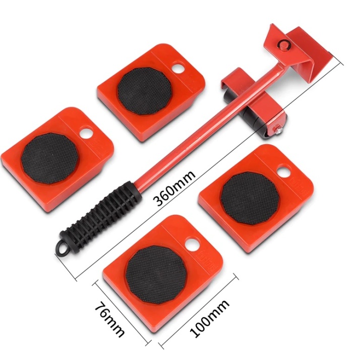 ® Yeni Ürün 5 Parça Profesyonel Mobilya Kaydırma Aparatı