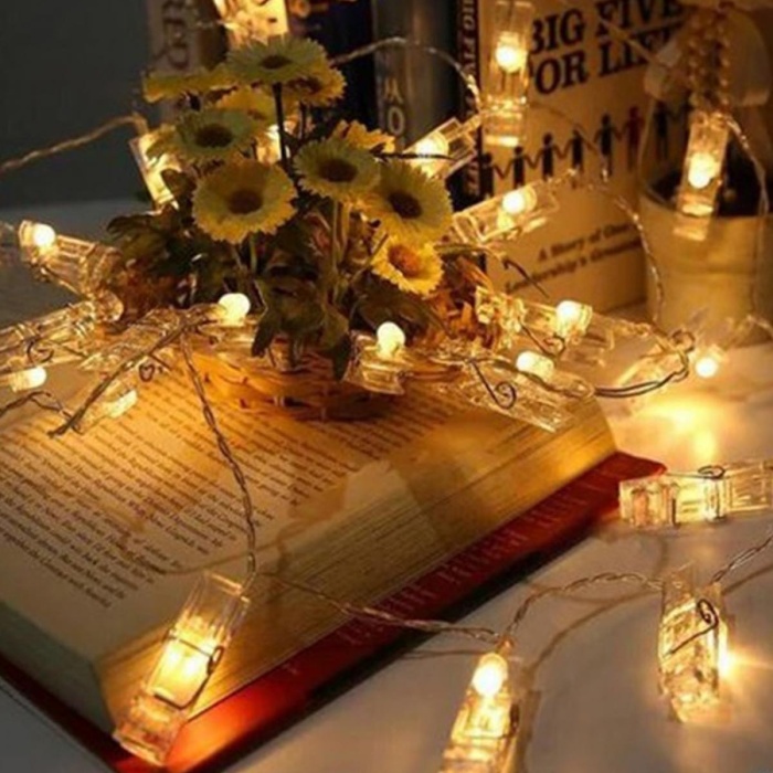 ® Işıklı Mandallı Fotoğraf Albümü 20li