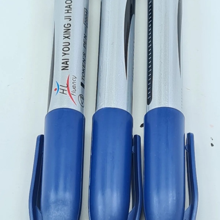 ® 3 Adet Mavi Koli Kalemi - Çuval- Tahta Kalemi