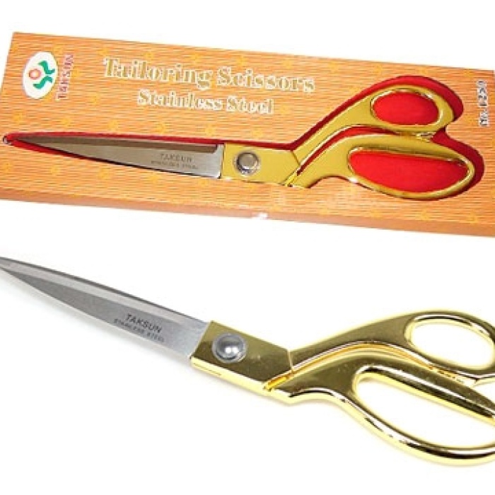 ® Profesyonel Terzi Makası - Altın Saplı Makas Büyük Boy