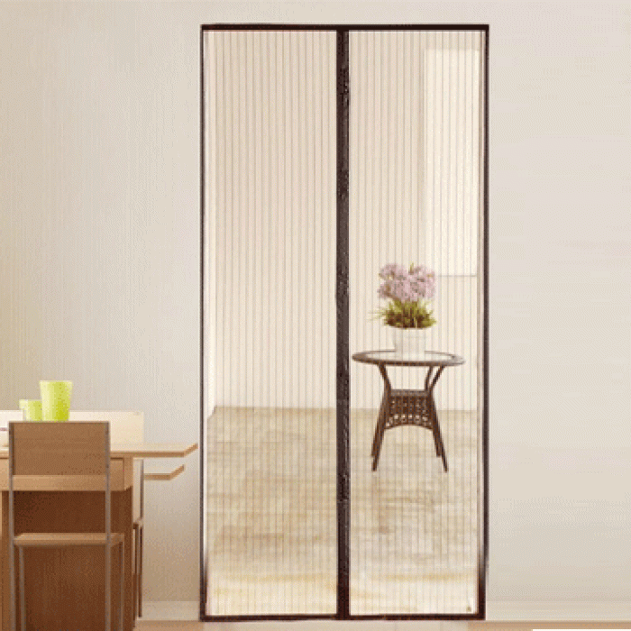 ® Mıknatıslı Kapı Sinekliği Tülü-Krem ( 105 x 205 )