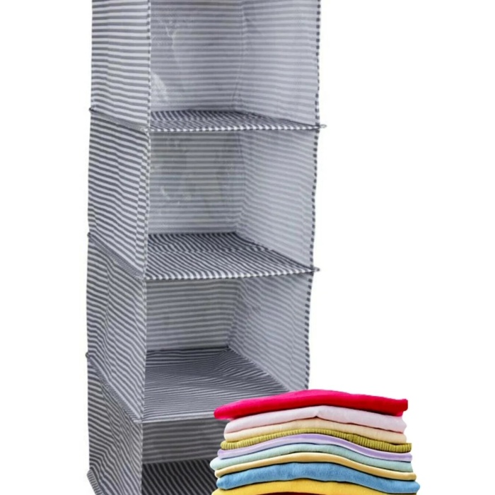 ®  4 Gözlü Dolap Organizer Zebra Model