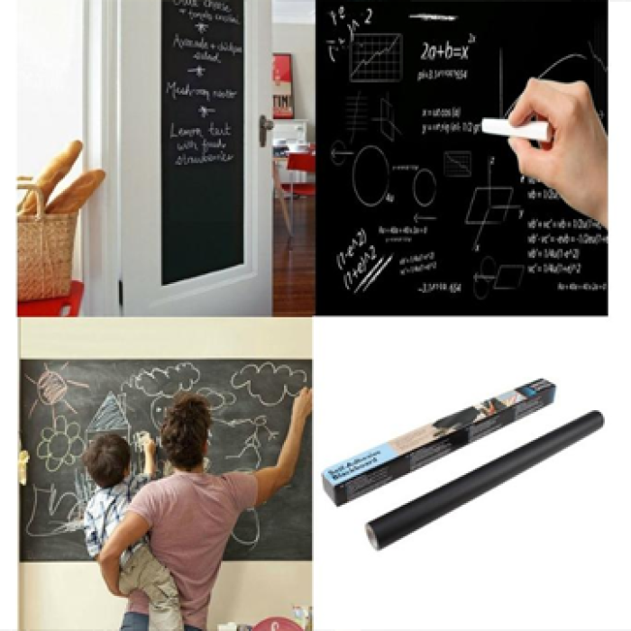 ® Yapışkanlı Kara Tahta-Yazı Tahtası: Sticker Blackboard