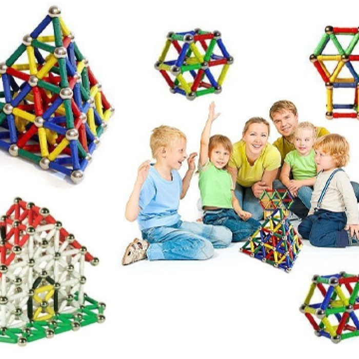 ® Magnastix 185 Parça Manyetik Lego Seti
