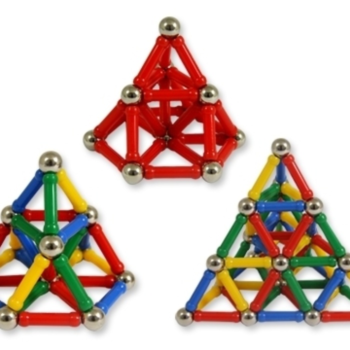 ® Magnastix 222 Parça Manyetik Lego Seti