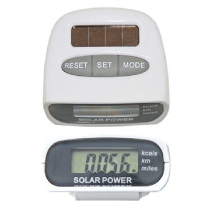 Biyomak® Güneş Enerjili Pedometre ve Kalori Ölçer Adımsayar