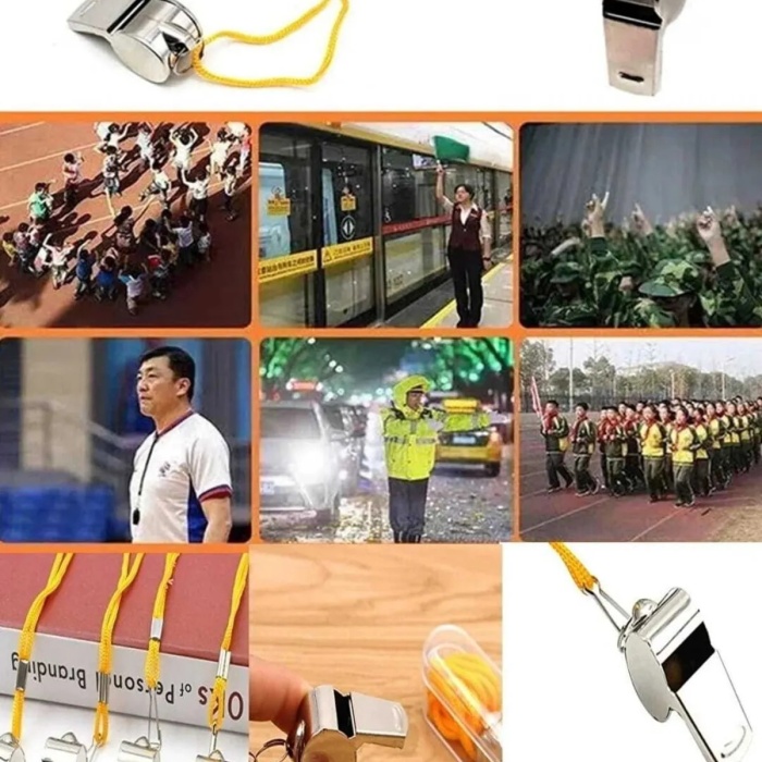 ® Metal Düdük - Hakem Düdüğü - Deprem Düdüğü - Kamp Düdüğü