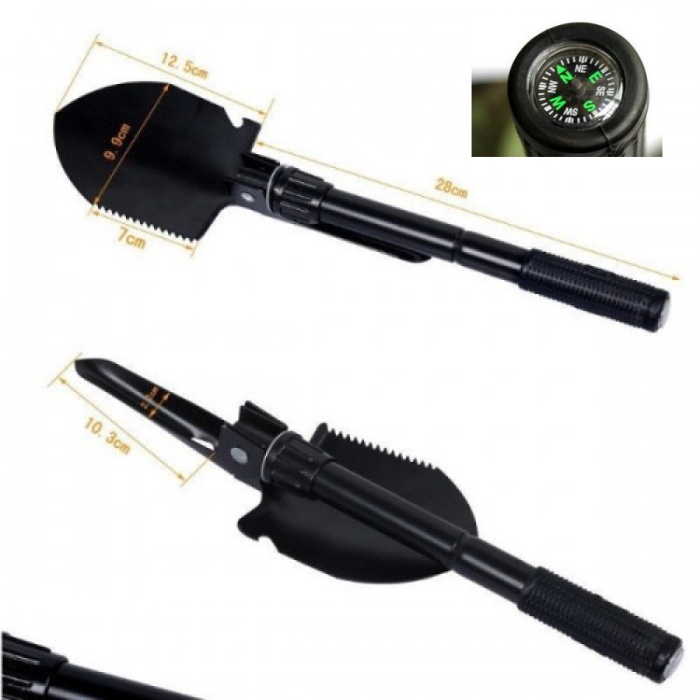 ® Survival Katlanabilir Pusulalı Kürek