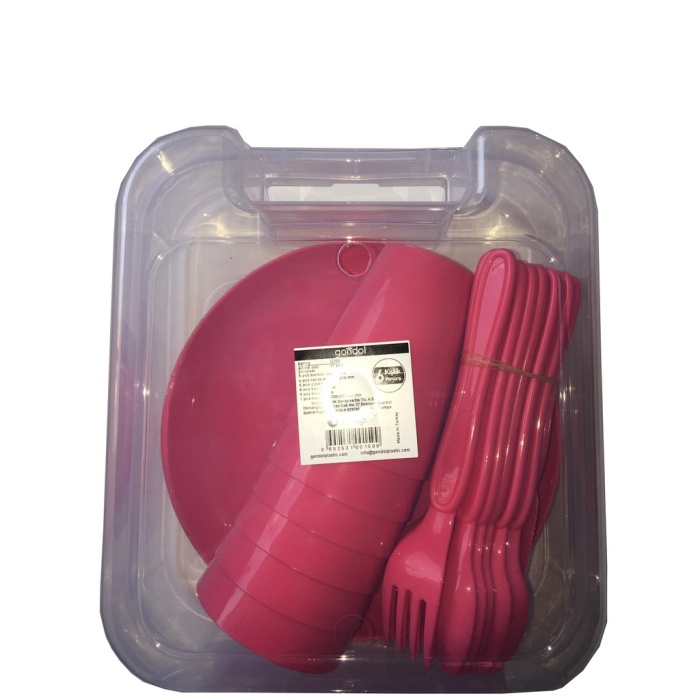 ® 6 Kişilik Çantalı Piknik Seti