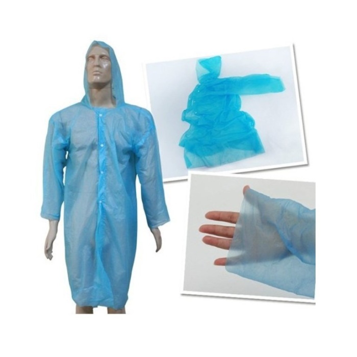 Biyomak® Tek Kullanımlık Çıtçıtlı Yağmurluk ( 5 Adet )