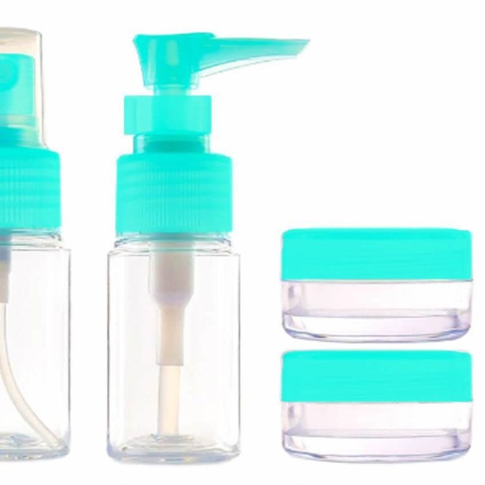 ® Parfüm Şişesi - Kozmetik Şişesi - 5li Seyahat Doldurulabilir Kozmetik Seti