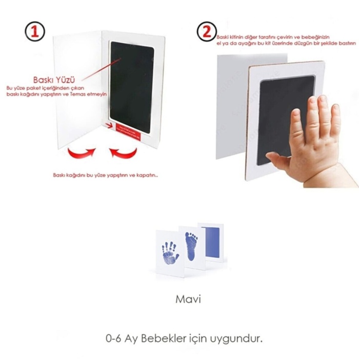 ® El Ayak İzi Kalıbı Seti