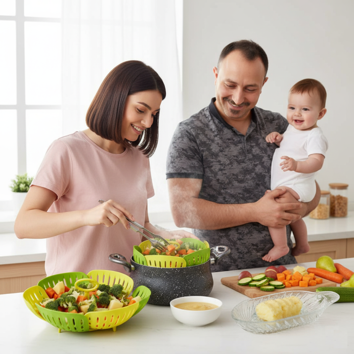 ® Sebze Haşlama ve Meyve Püresi Hazırlama Seti