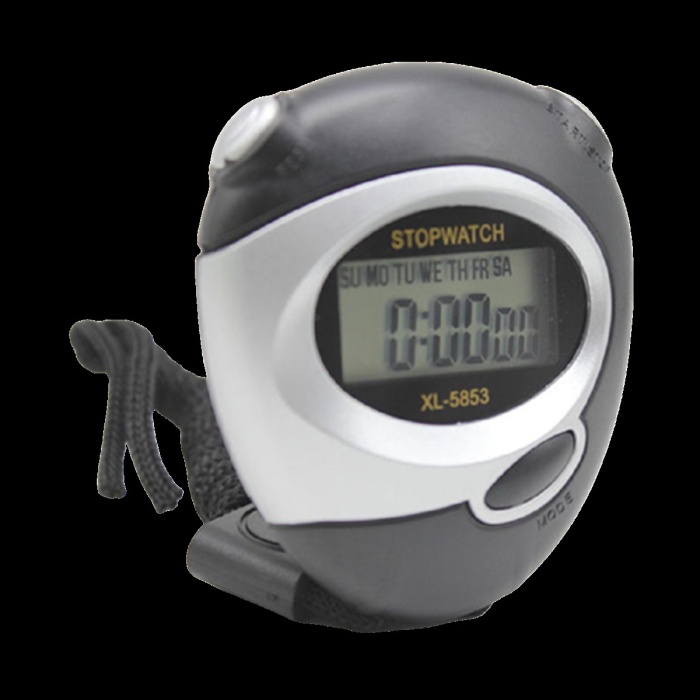 ® Su Geçirmez Spor Sayaç Zamanlayıcı Dijital Kronometre Düdük Hediye