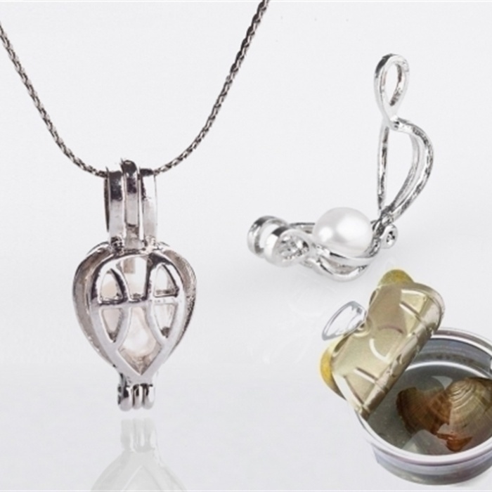 ® Yeni Ürün İstiridye Kabuğunda Gerçek İnci Kolye