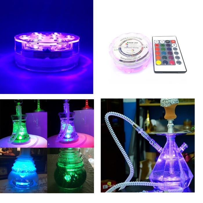 Biyomak® Nargile Işığı Renk Değiştiren Kumandalı Led Lamba