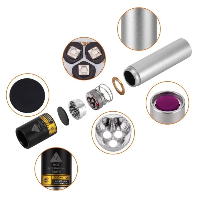 ® Profesyonel UV Işıklı Para Kontrol Kalemi Anında Güvenlik Doğrulaması