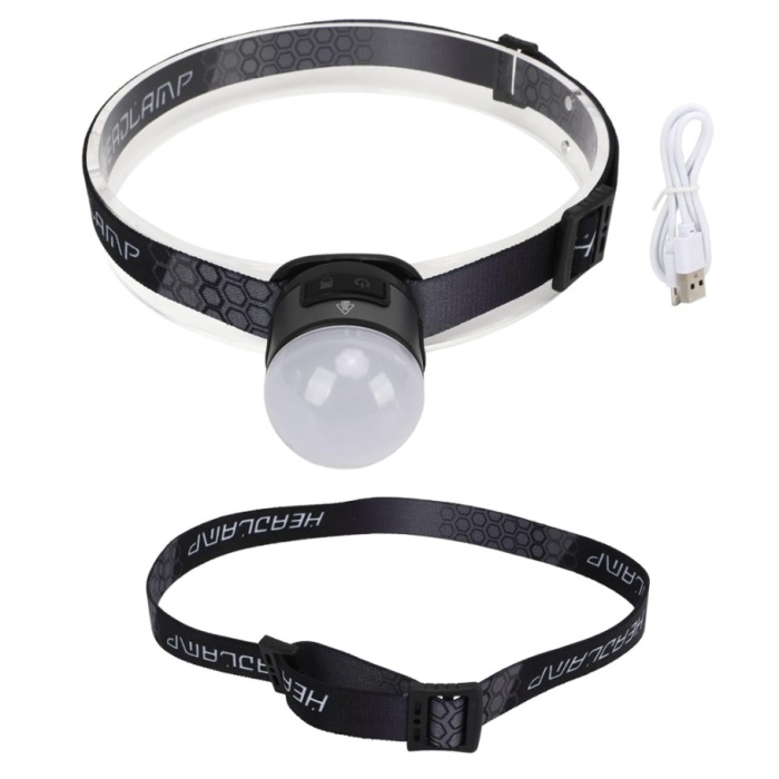 Biyomak® Kafa Lambası Kafa Feneri Şarjlı Profesyonel COB Fener 7 Modlu