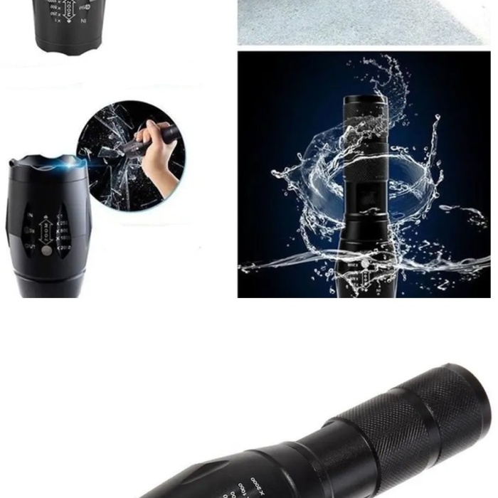 Biyomak® El Feneri Beyaz Sarı Ve Mor Renk Aydınlatma Q5 Led