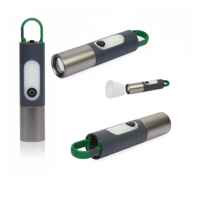 Biyomak® El Feneri Kamp Lambası 750 Lümen Şarjlı Type-C