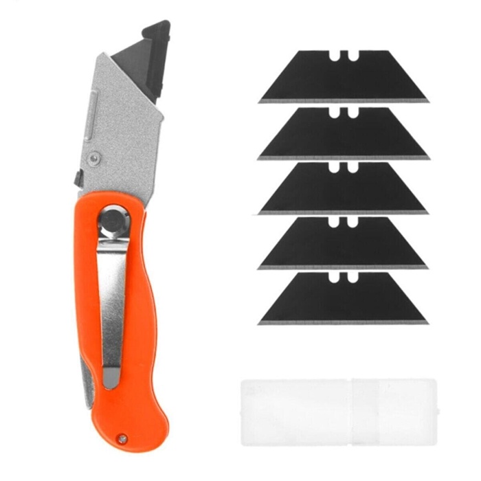 ® 5 Bıçaklı Çok Amaçlı Katlanabilir Falçata Halı Alçıpan Falçatası