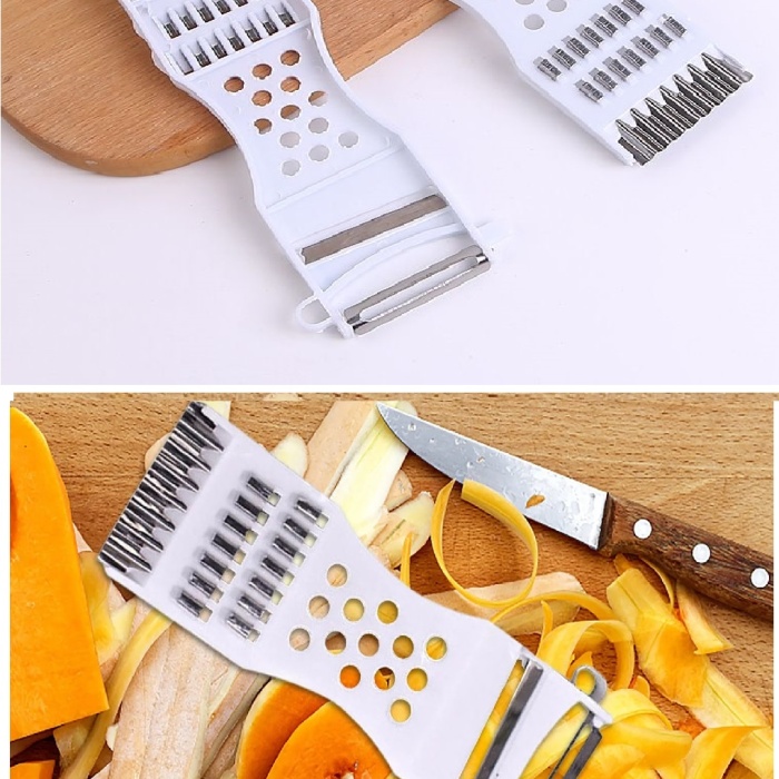 ® Rende Soyacak 5 Fonksiyonlu Sebze Meyve Soyucu Patates Havuç Salatalık Zencefil Doğrayıcı