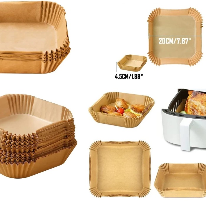 ® Airfreyer Fritöz Kağıdı Kare XL / XXL 50li
