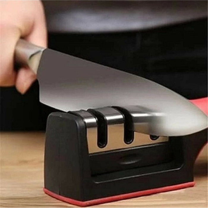 ® 3 Aşamalı Bıçak Makas Bileyici Keskinleştirme Aleti