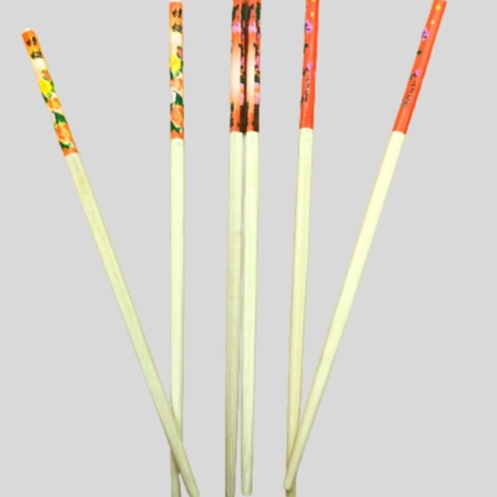 ® Bambu Chopstick Çubuk Yemek Çubuğu Yıkanabilir Tekrar Kullanılabilir (3 Çift- 6 Adet )
