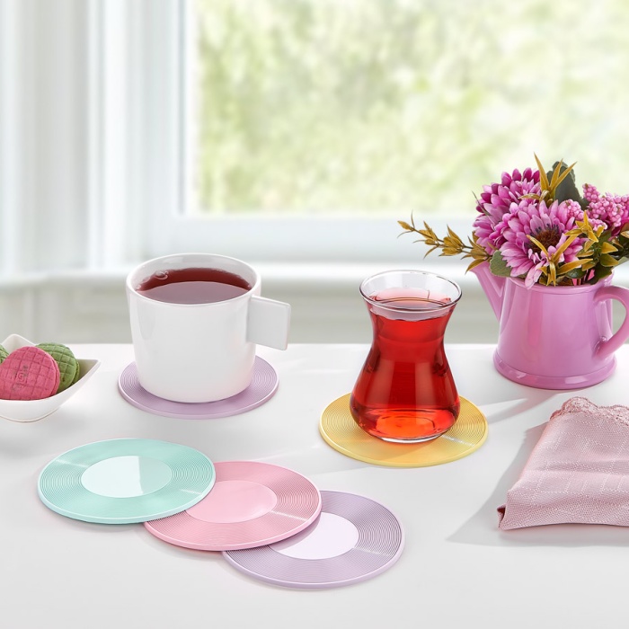 ® Yeni Ürün Silikon Bardak Altlığı - 3 adet