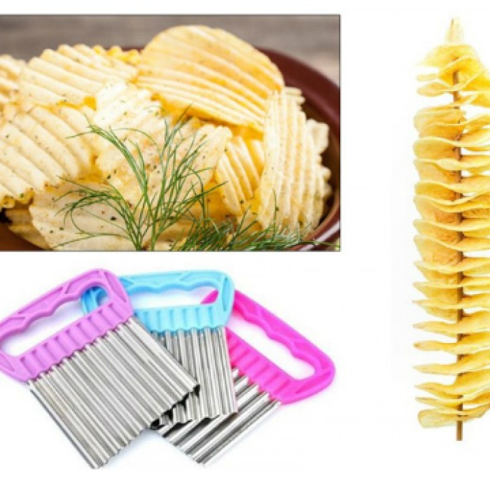 ® Chips Chopper Şekilli Sebze ve Meyve Dilimleyici