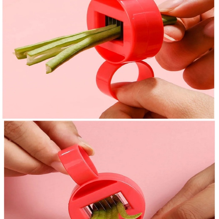 ® Ayarlanabilir Yeşil Fasulye Dilimleme Kesici Pratik Bamya Bakla Vs Parçalayıcı Dilimleyici