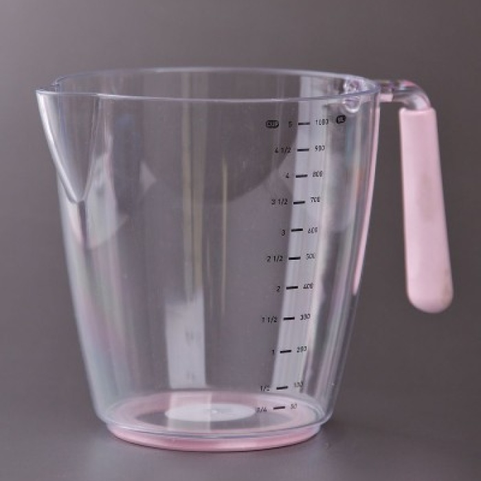 ® Ölçü ve Hamur Kabı 1000 ML - Silikon Sap