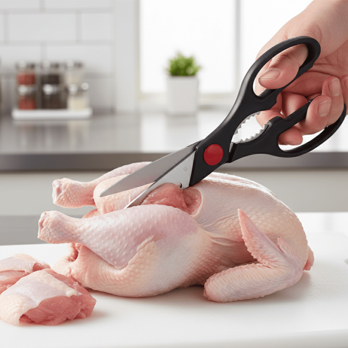 Biyomak® Tavuk Makası Paslanmaz Et ve Tavuk Doğrama Makası