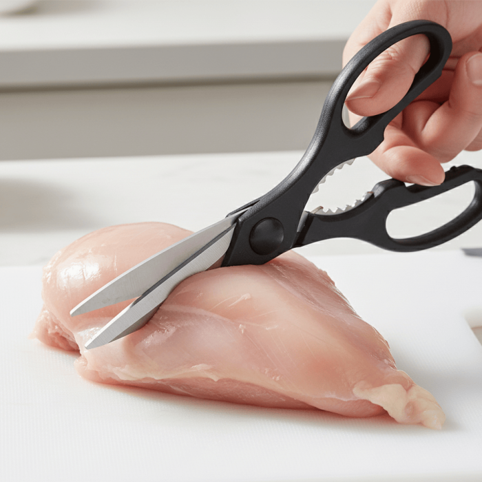 Biyomak® Tavuk Makası Paslanmaz Et ve Tavuk Doğrama Makası