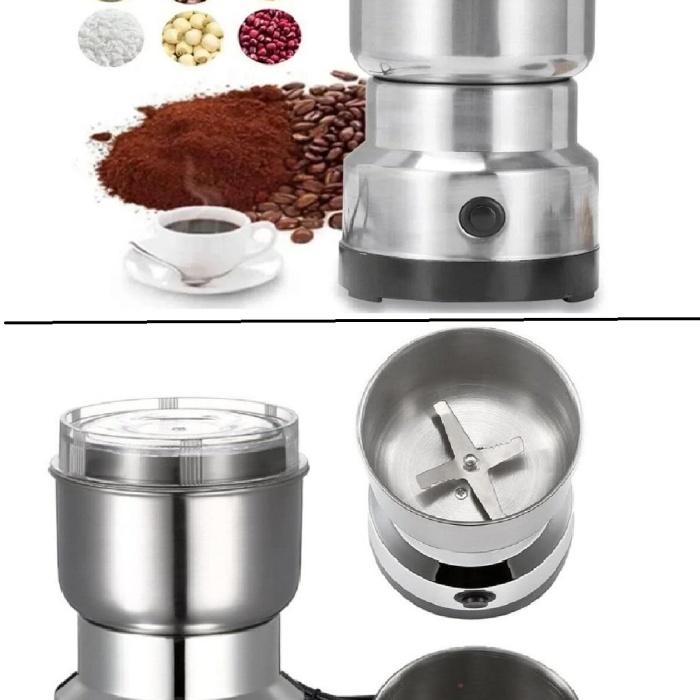 ® 4 Bıçaklı Elektrikli Öğütücü Blender Kahve Fındık Baharat Tahıl Biber Değirmeni