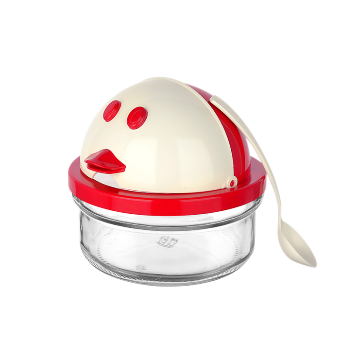 ® Yeni Ürün Ördek Figürlü Cam Şekerlik 420 Ml