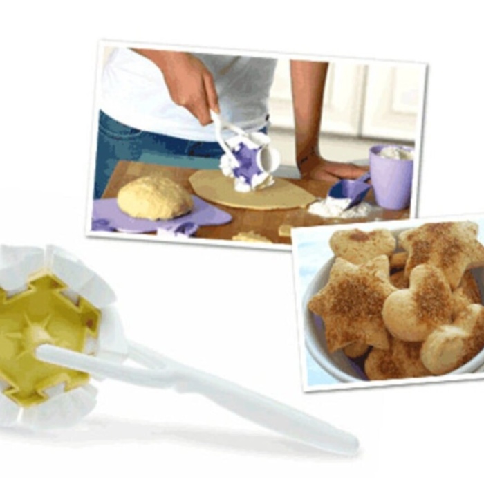 ® Kurabiye Ruleti Çiçek Kalp Üçgen Muffin şekillerinde Kurabiye Şekillendirici