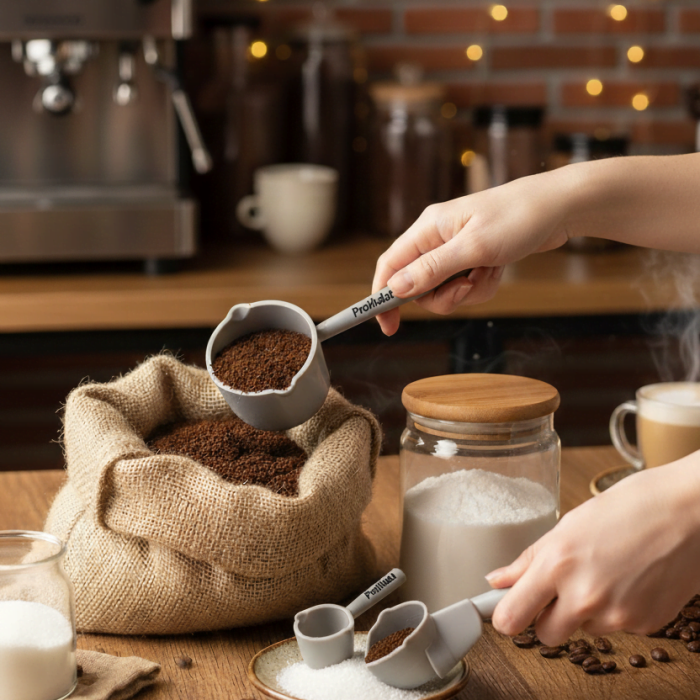 ® Ölçü Kaşığı Şeker Kahve Un Erzak Ölçü Kaşığı - 3 lü Ölçü Kaşığı