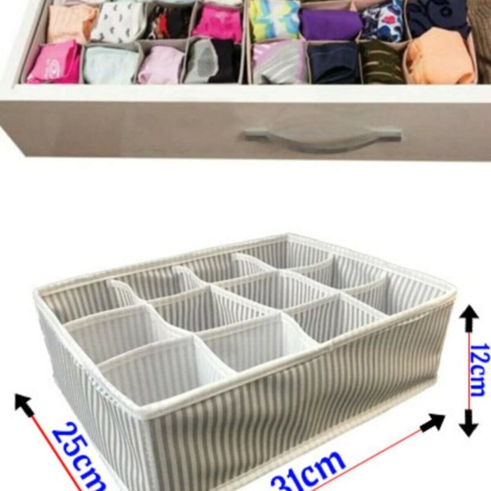 ® 12 Bölmeli Pratik Bölmeli Çekmece Düzenleyici Organizer
