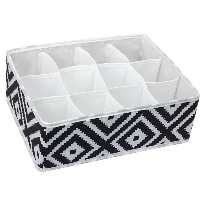 ® 12 Bölmeli Mozaik Desen Pratik Bölmeli Çekmece Düzenleyici Organizer