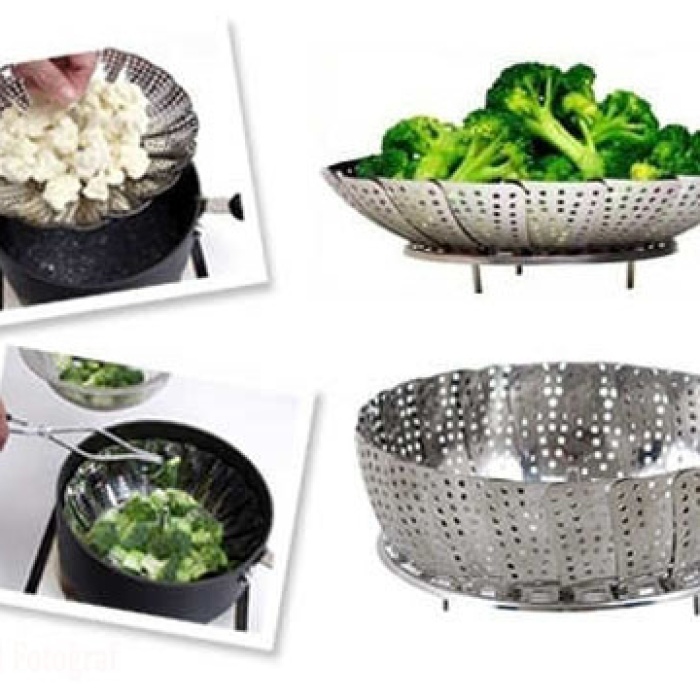 ® Buharda Pişirme Aparatı Haşlama Sepeti