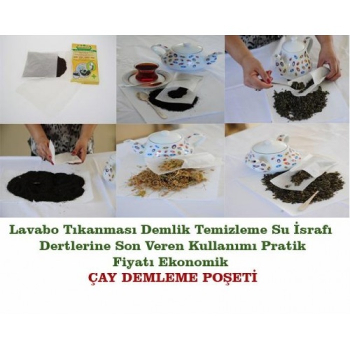 ® Ev Tipi Çay Demleme Poşeti 30Lu Paket