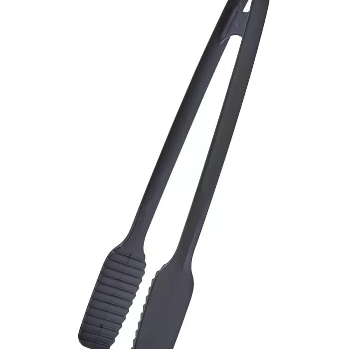 ® Maşa - 220 Dereceye Kadar Dayanıklı Yanmaz - Yapışmaz Plastik Izgara Maşası 30 Cm