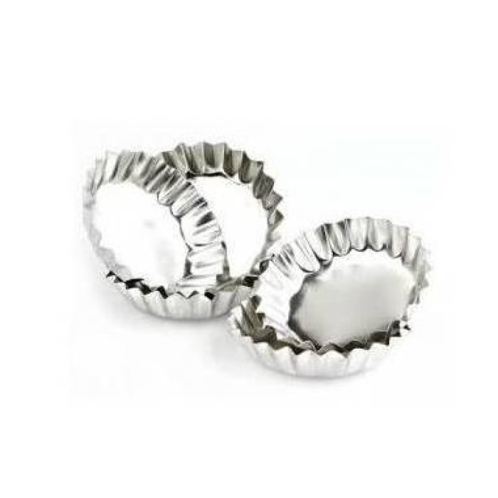 ® Paslanmaz Çelik Metal Kek Kalıbı - 6 Adet